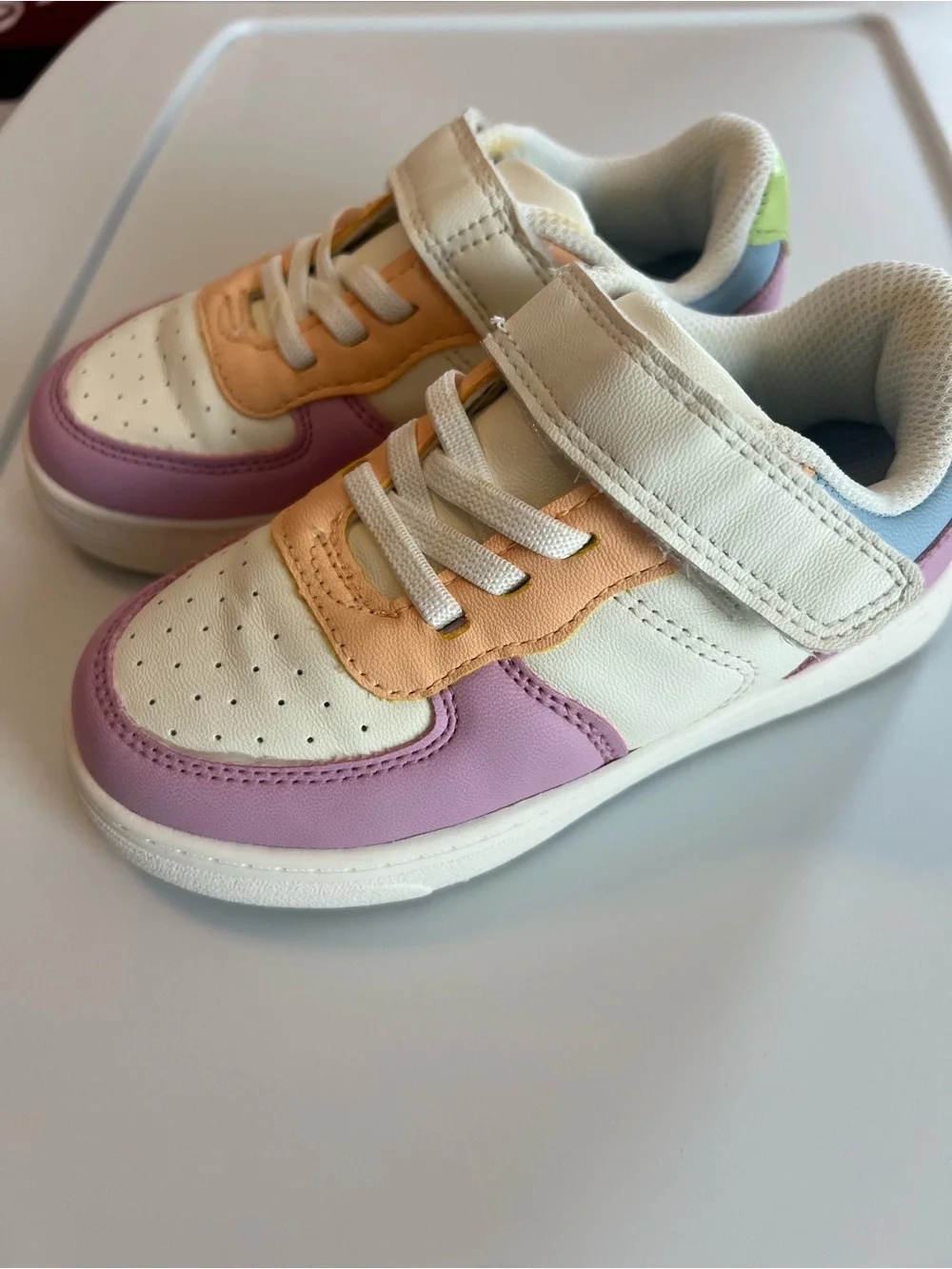 Cat & Jack Cream Pink Peach Kids Sneakers
